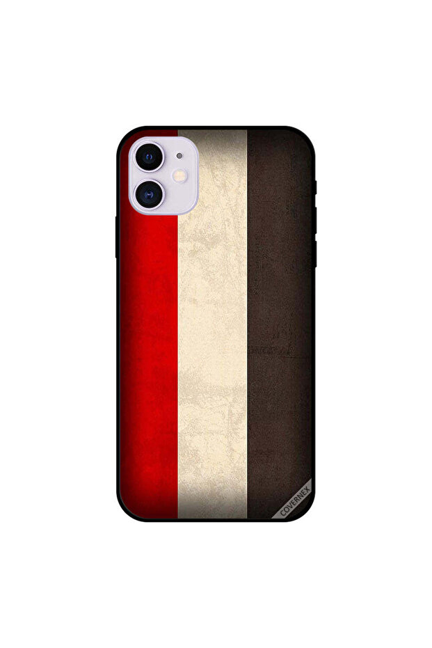 غطاء حماية لجهاز iPhone 11 بعلم اليمن العتيق