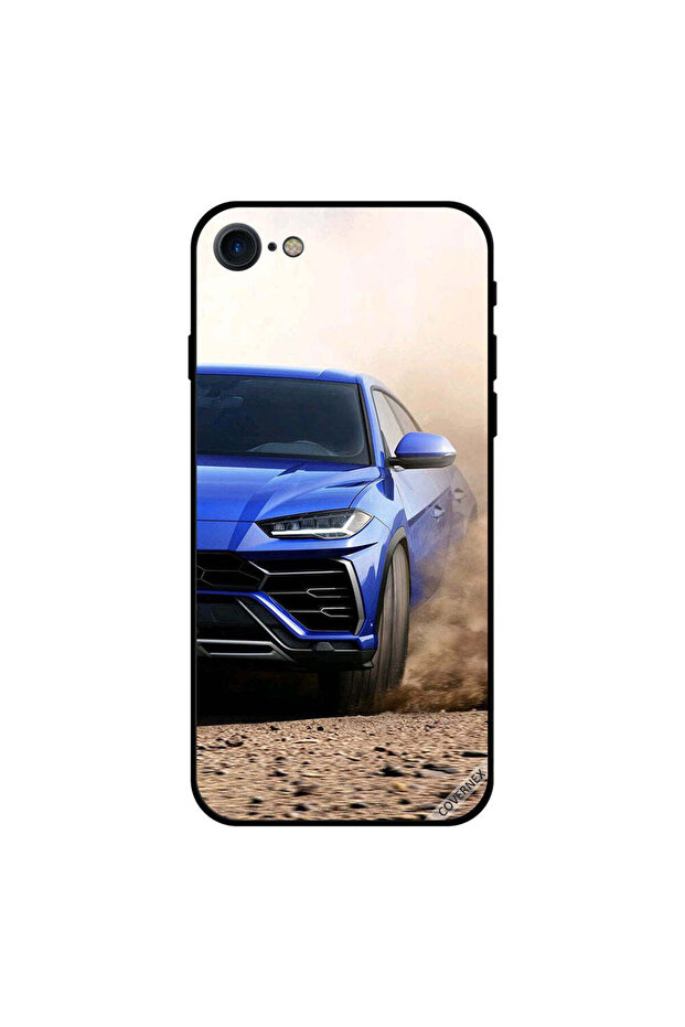 غطاء حماية لجهاز iPhone 7 من Shellby باللون الأزرق - 1