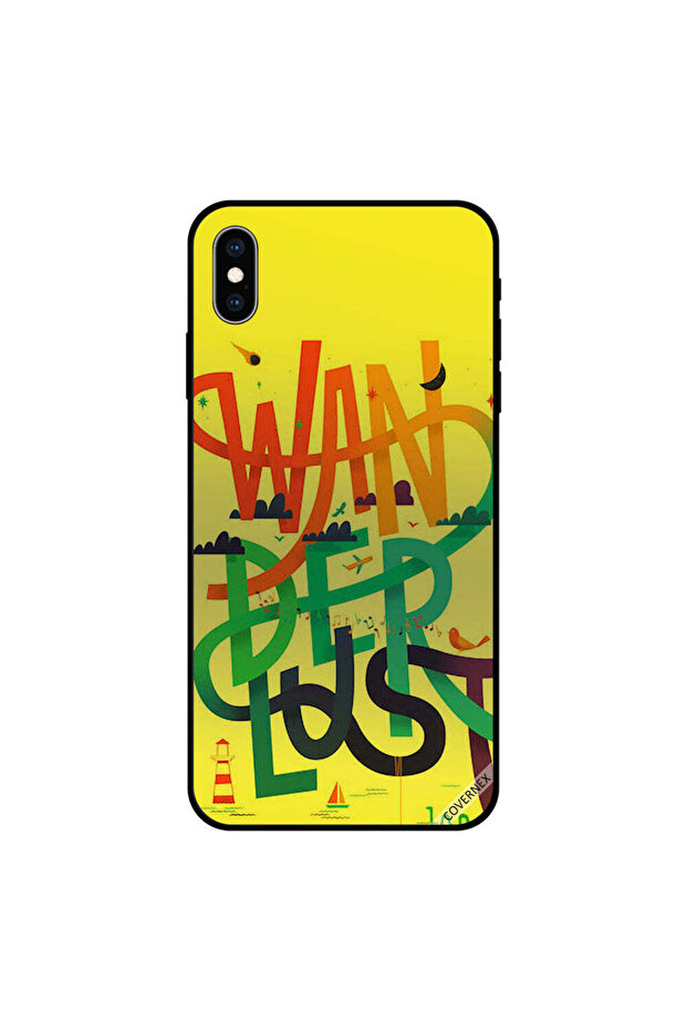 غطاء حماية لجهاز iPhone XS MAX بنقشة Wanderlust
