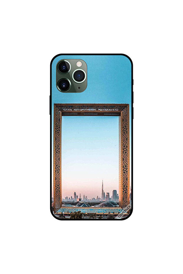 غطاء حماية لهاتف iPhone 11 Pro بإطار دبي