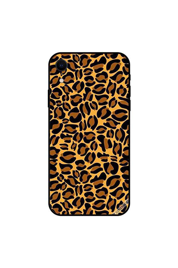 غطاء حماية iPhone XR بنقشة جلد النمر - 1