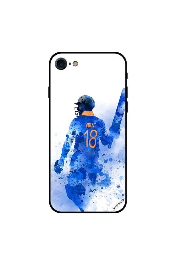 غطاء حماية لهاتف iPhone 7 بتصميم ملك الكريكيت