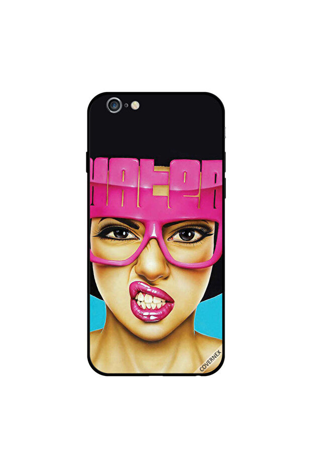 غطاء حماية لهاتف iPhone 6s Plus بتصميم فتاة كارهة