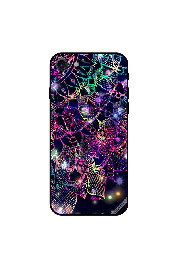 غطاء حماية لجهاز iPhone 8 بتصميم ماندالا فني