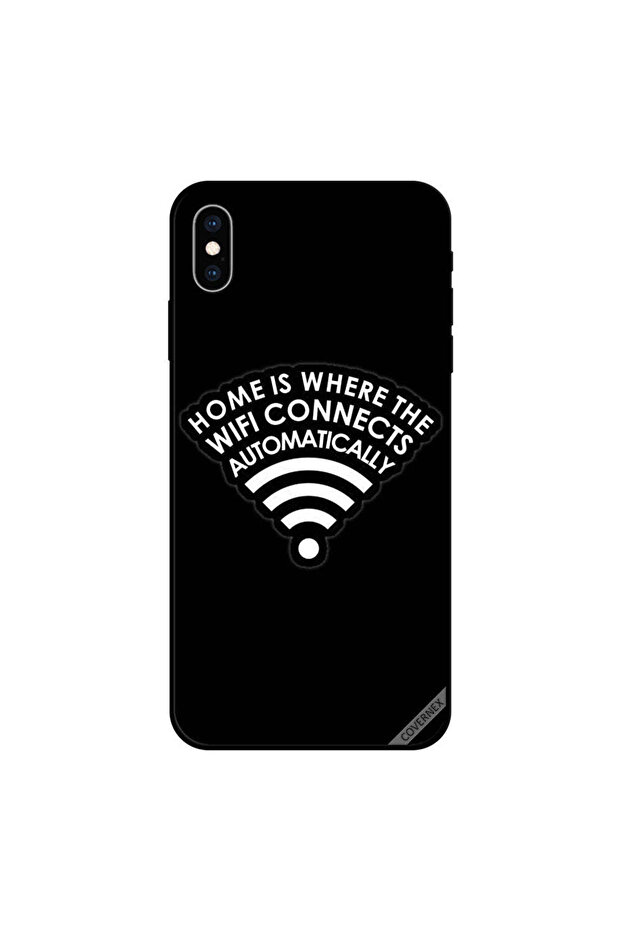 غطاء حماية iPhone X المنزل هو المكان الذي يتم فيه الاتصال بشبكة Wi-Fi تلقائيًا