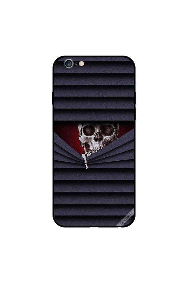 غطاء حماية لجهاز iPhone 6s Plus بتصميم جمجمة