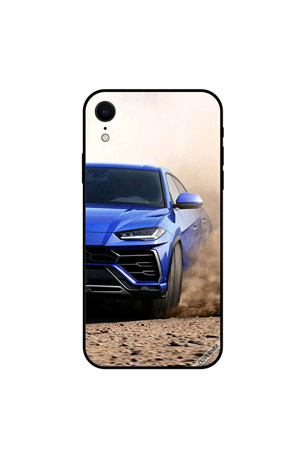 غطاء حماية iPhone XR من Shellby باللون الأزرق