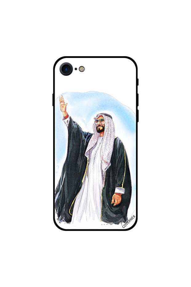 غطاء حماية لجهاز iPhone 8 - رسمة زايد رايز - يده