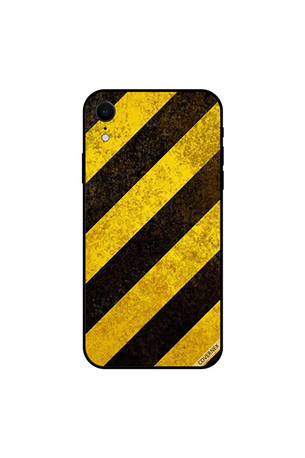 iPhone XR Case Cover Under Construction Pattern - 1