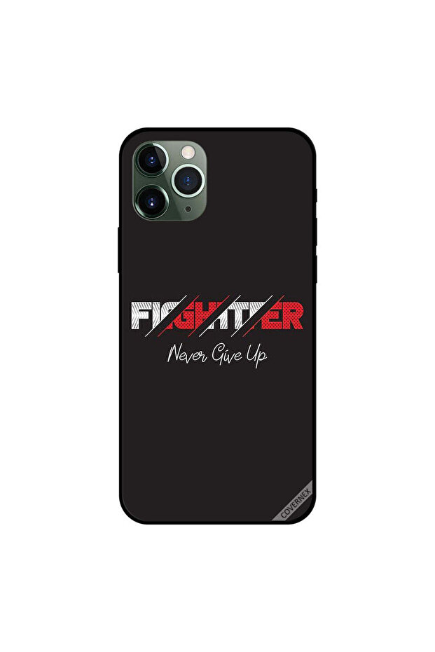 غطاء حماية لجهاز iPhone 11 Pro - Fighter Never Give Up