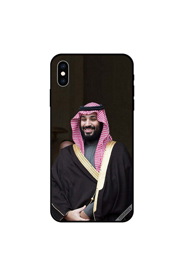 غطاء حماية آيفون X محمد بن سلمان مبتسمًا