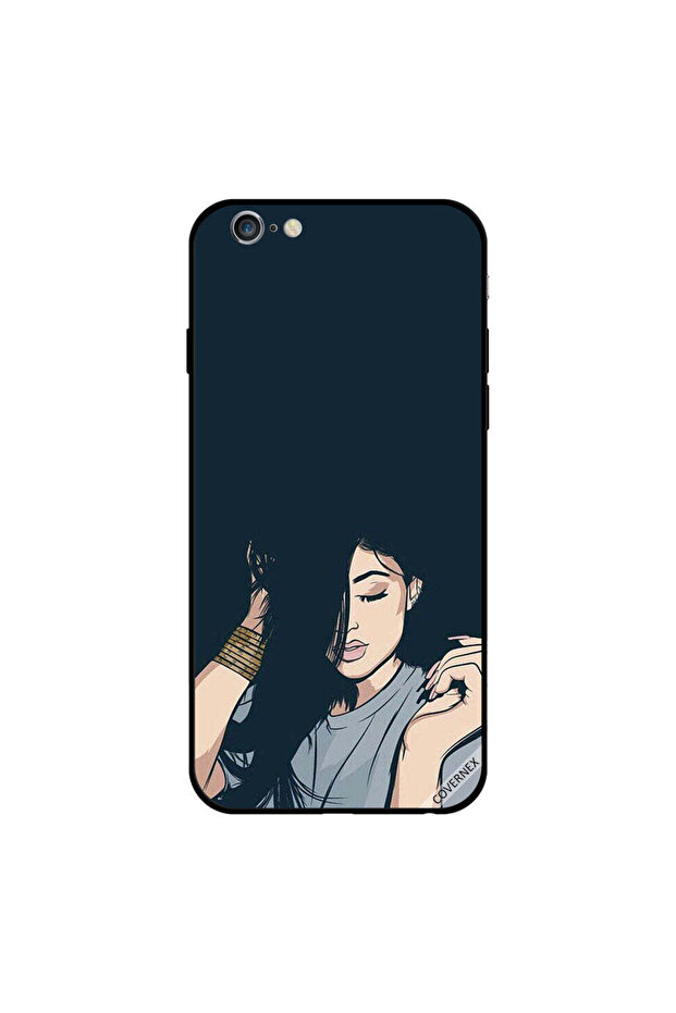 غطاء حماية لهاتف iPhone 6 Plus بتصميم فتاة استيقظي