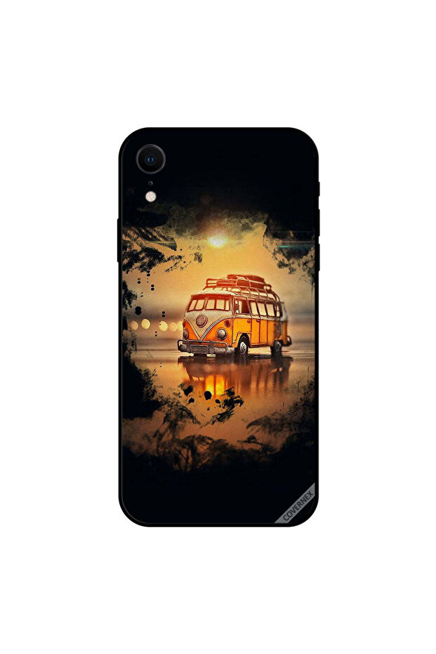 غطاء حماية iPhone XR بتصميم حافلة عتيقة