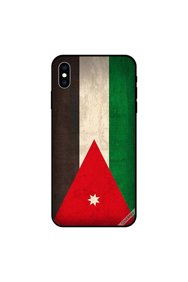 غطاء حماية iPhone X بعلم الأردن