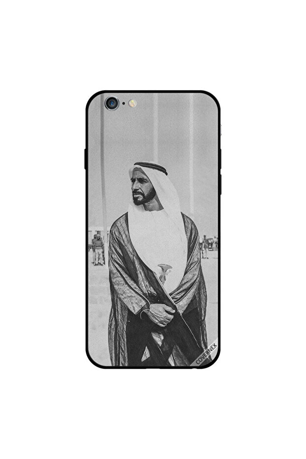 غطاء حماية لجهاز iPhone 6 Plus بصورة الشيخ زاي الكلاسيكية