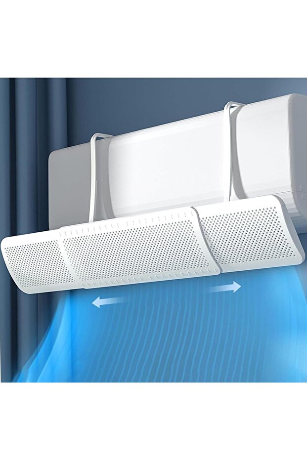 2 عاكس هواء مكيف الهواء، موزع هواء قابل للتعديل، متين، قابل للعكس للمنزل والمكتب - 3