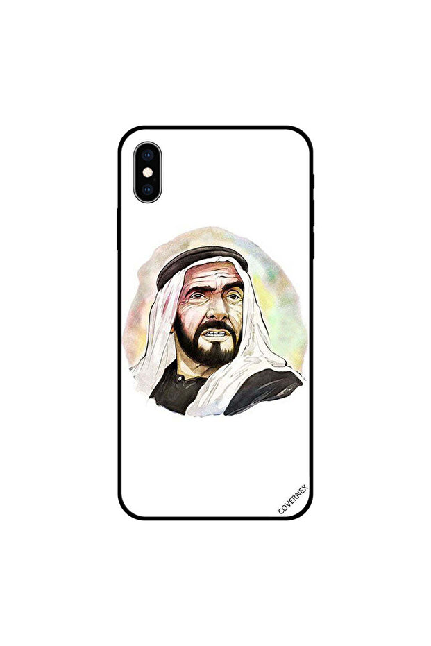 غطاء حماية آيفون X من تصميم زايد بينت آرت