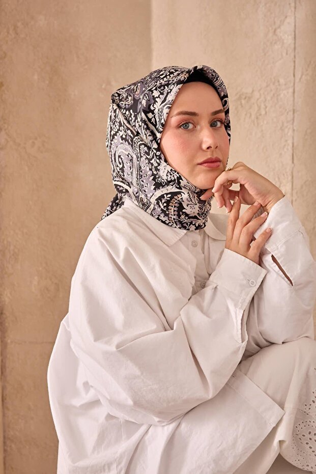 وشاح تويل حرير 11473-56