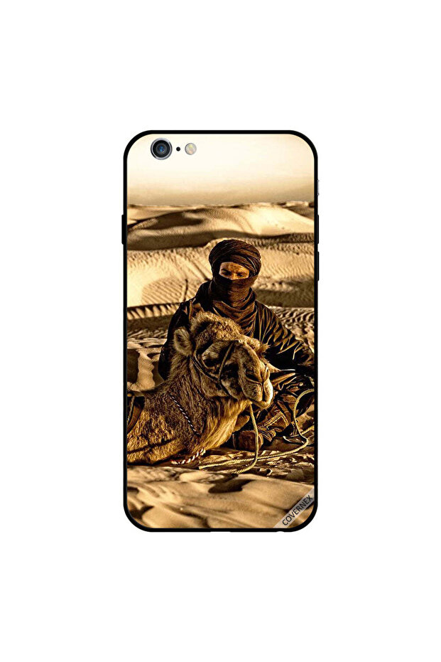 غطاء حماية لجهاز iPhone 6s - رجل مع جمله في الصحراء