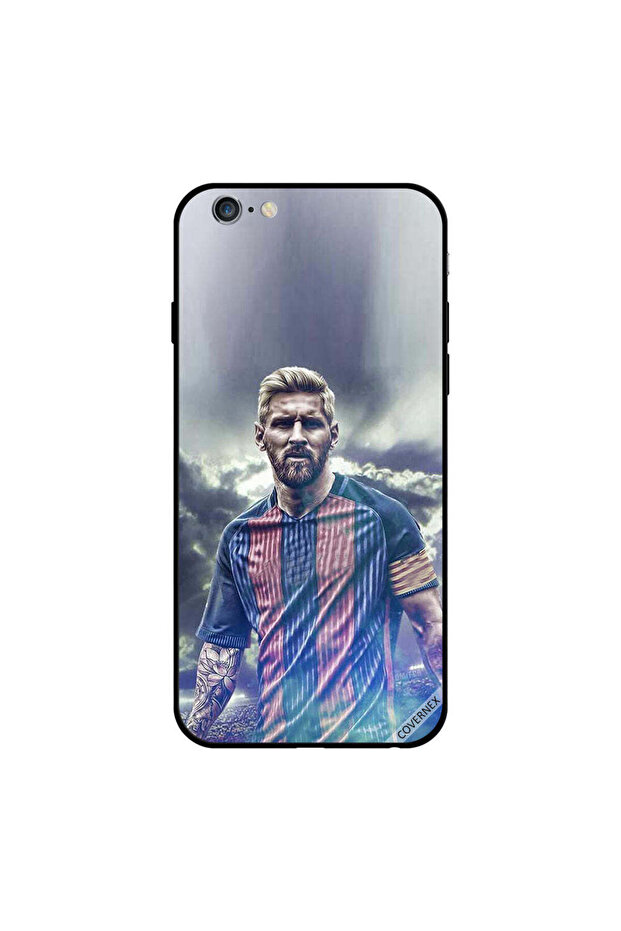 غطاء حماية لجهاز iPhone 6s Plus بصورة ميسي متدرجة