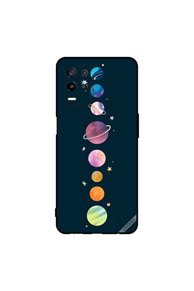 غطاء حماية لهاتف Oppo K9x - الفضاء والنجوم