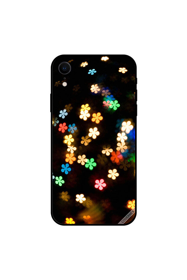 غطاء حماية iPhone XR على شكل زهرة مضيئة