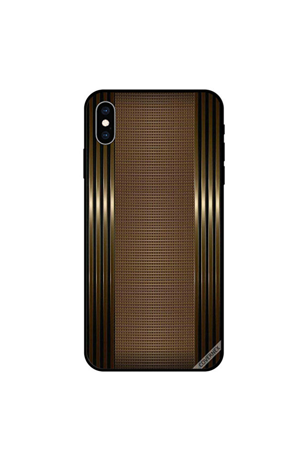 غطاء حماية لجهاز iPhone XS MAX بنمط سرقة ذهبي