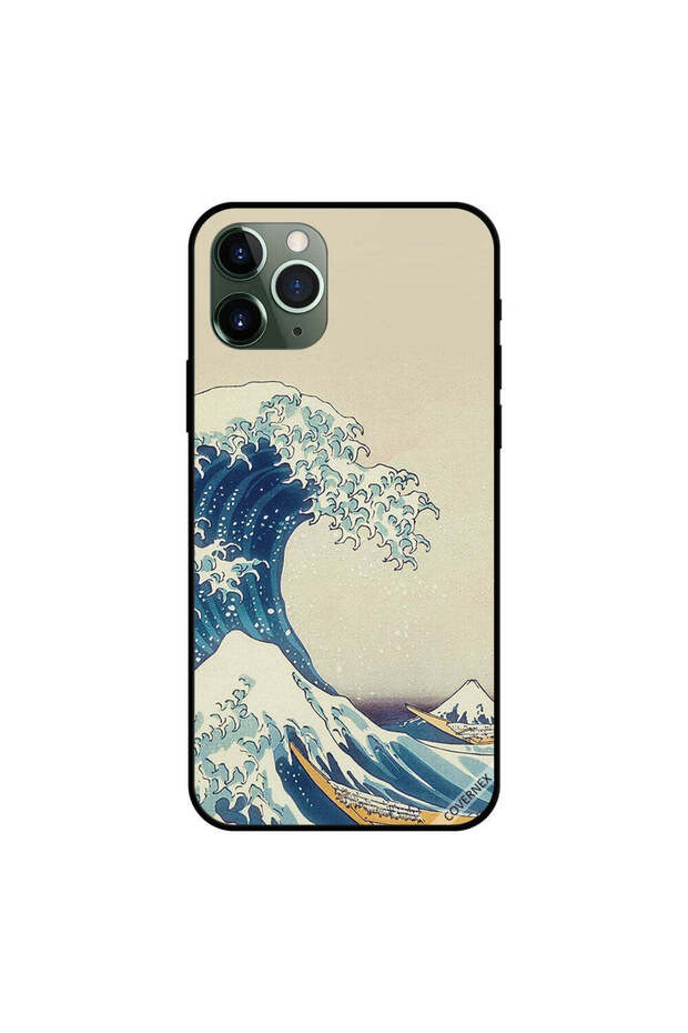 غطاء حماية لجهاز iPhone 11 Pro Max بتصميم موجة مائية