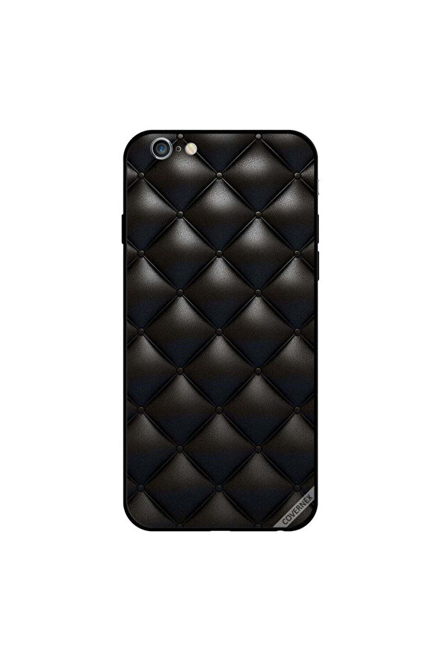 غطاء حماية لجهاز iPhone 6s Plus بتصميم كلاسيكي باللون الأسود - 1