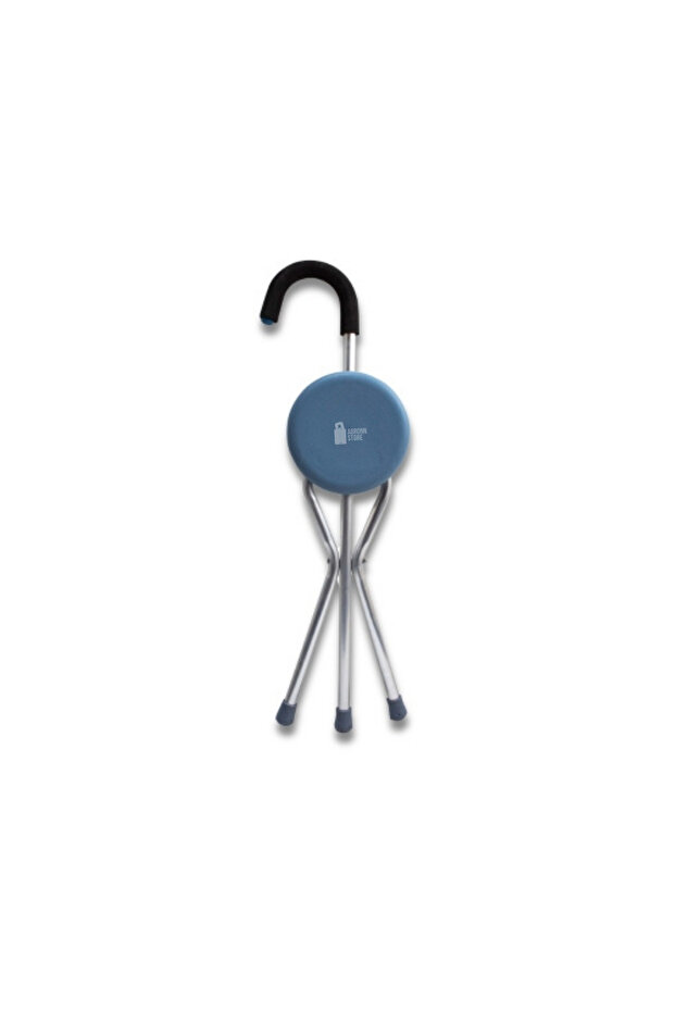Crutch With Chair - Blue