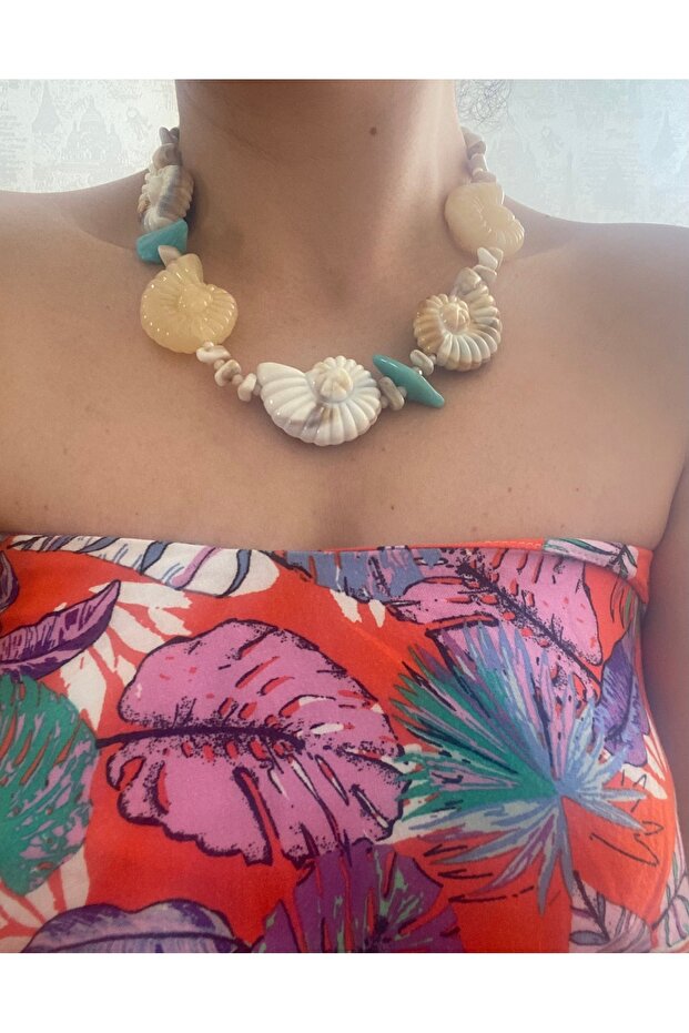 Sedefli Salyangoz Kolye - 2