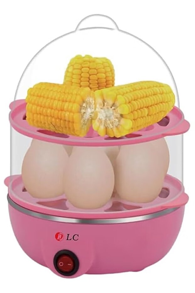 Egg Steamer Double Layer Rapid Egg Electric Multi Functional Cooker - 1