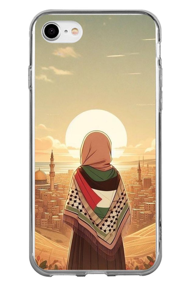 iPhone 7 - 8 - Se 2020 Compatible Philistine Freedom Girl Transparent Silicone Case