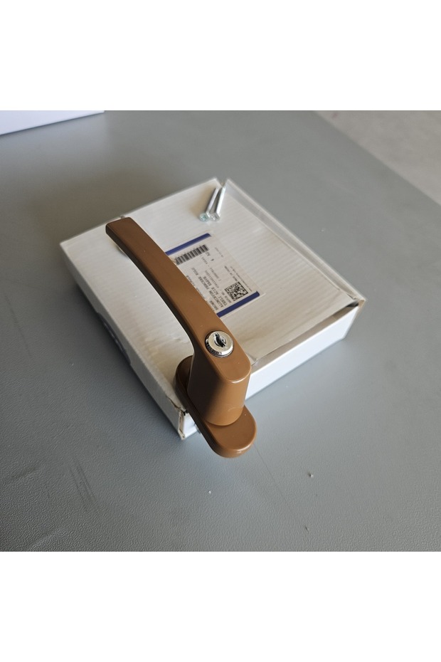 Tek Taraflı Kilitli Pencere Kolu Açık Kahve - 2