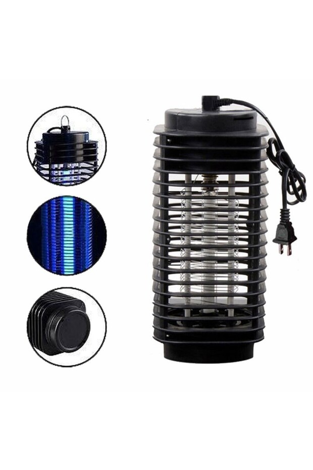 Indoor Fly & Mosquito Bug Zapper Lamp ABS Material Electrical Power Source Solid State Mice Repeller - 4