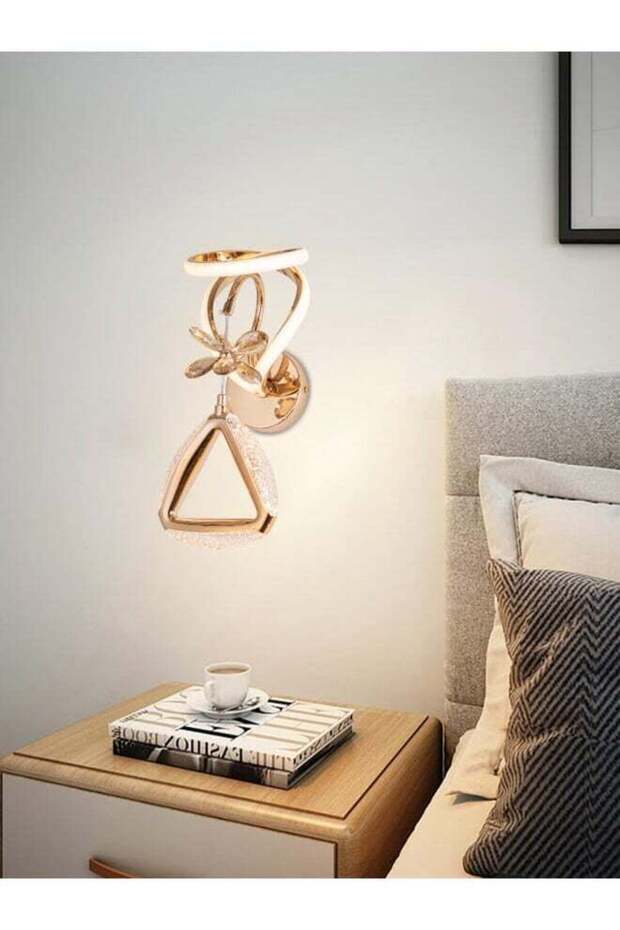 مصباح جداري LED عصري 9843-W | مصباح جداري أكريليك بقوة 15 واط | 3 ألوان إضاءة