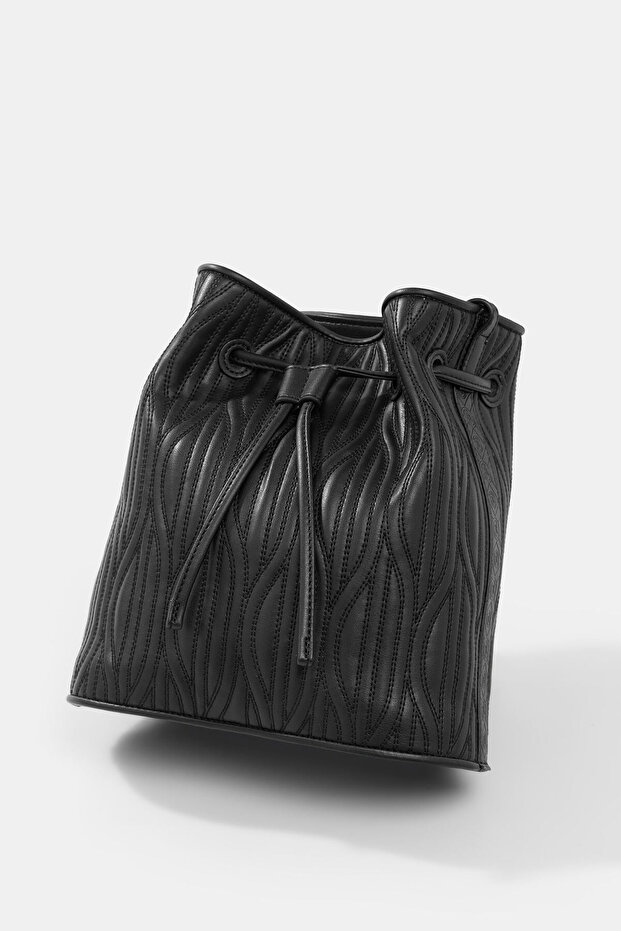 SİYAH MONOGRAM ÇANTA - 5