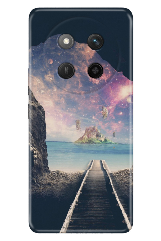 Honor Magic 7 Lite Case Art Silicone Printed Tpu Train Road