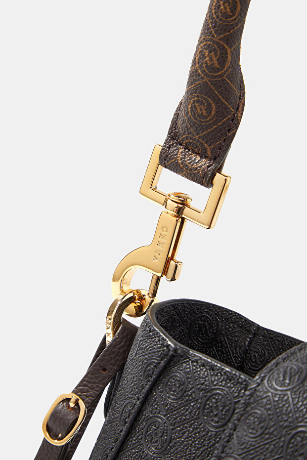 SİYAH MONOGRAM ÇANTA - 4