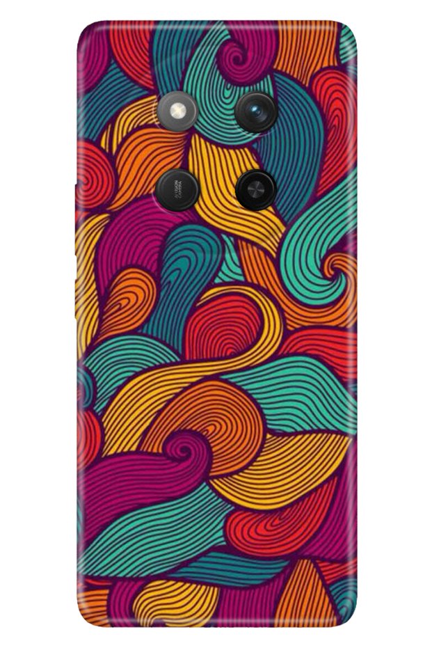 Case for Honor Magic 7 Lite Case Decorative Silicone Printed Cover Colorful Wave