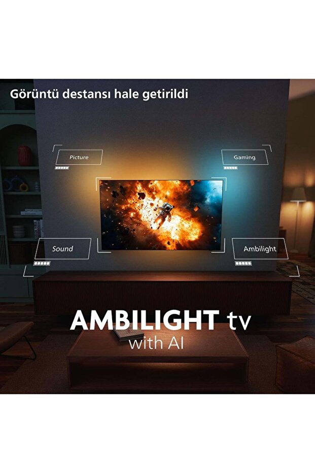 Ambilight TV 55OLED760 4K UHD OLED 139cm 55" Smart TV Dolby Vision TitanOS - 4