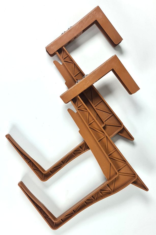 Ayarlanabilir Balkon Demiri Saksı Askısı 2 Adetli Set 35-97mm AH062 - 2
