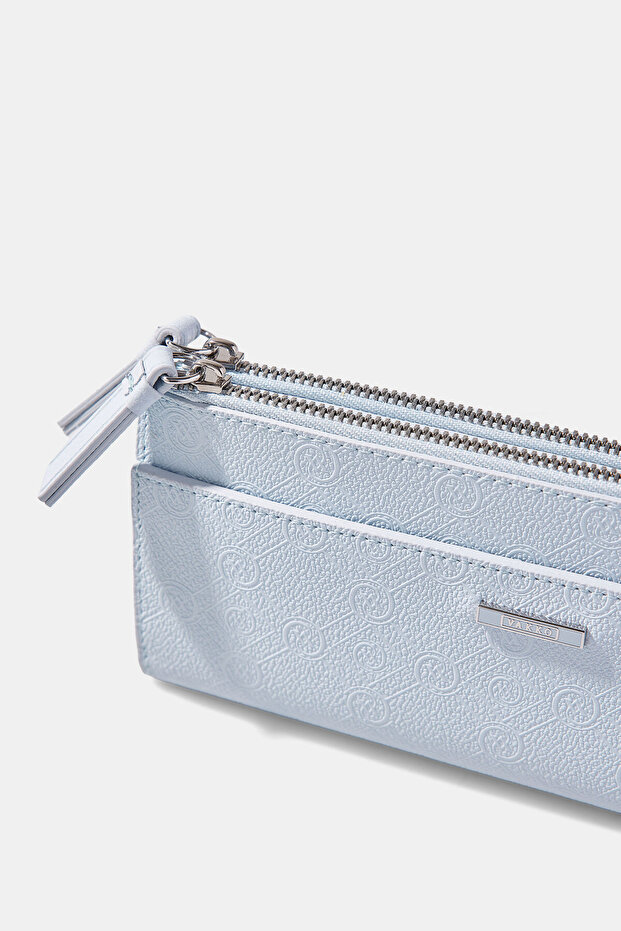 MAVİ MONOGRAM CÜZDAN - 5