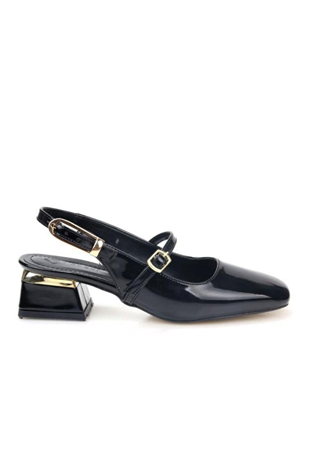 Pisagor Ps-33710 Open Back Women's Heeled Shoes