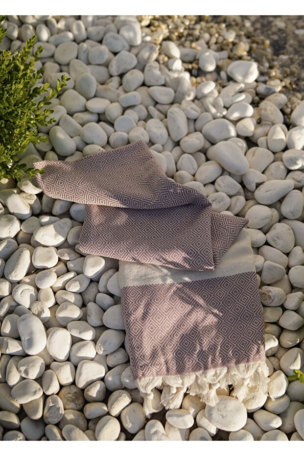 Natural Cotton Diamond Peshtemal Bath Towel Turkish Towel Bathhouse Beach Towel
