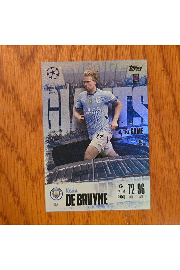 Man of Game Kevin De Bruyne Game Card