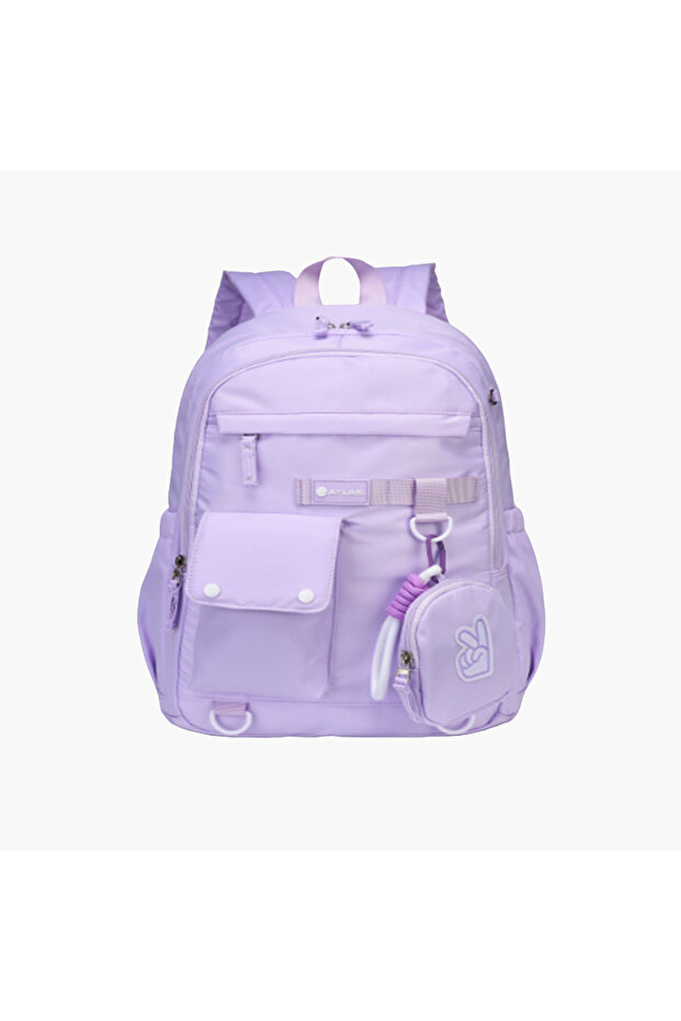 Solid Backpack with Adjustable Straps - 28x10x45 cms - 1