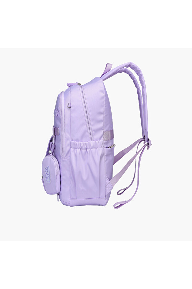 Solid Backpack with Adjustable Straps - 28x10x45 cms - 3