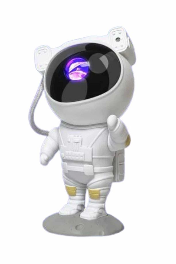 Gece Lambası Astronot Bluetooth Hoparlörlü Galaksi Işık Projektörü - 4