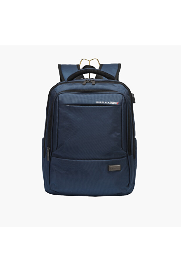 حقيبة ظهر صلبة مع أحزمة كتف قابلة للتعديل - 43 × 28 × 10 سم - 1